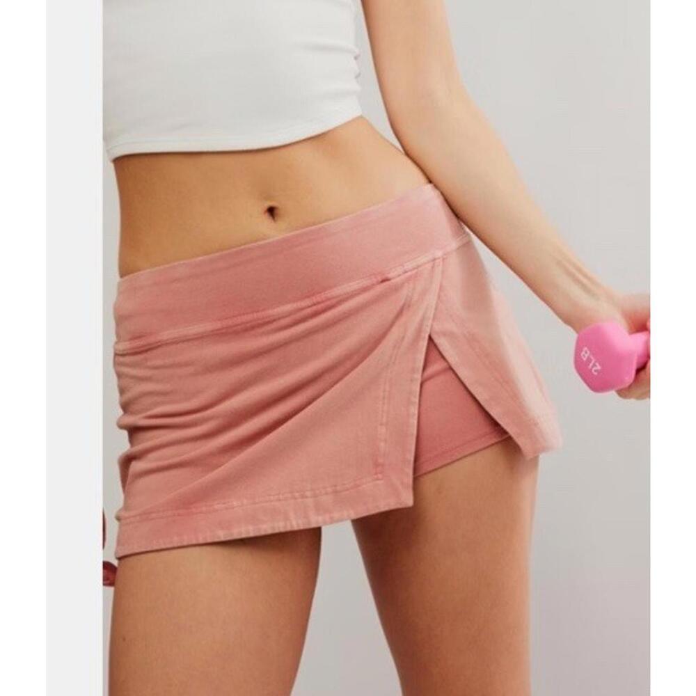 $58 Free People K Women's Petal Hot Shot Mini Skirt Skort Movement Size M - Picture 3 of 10